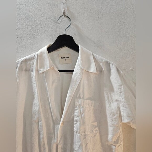 Rudy Jude Organic Cotton Boxy Cropped Shirt - Picture 2 of 6